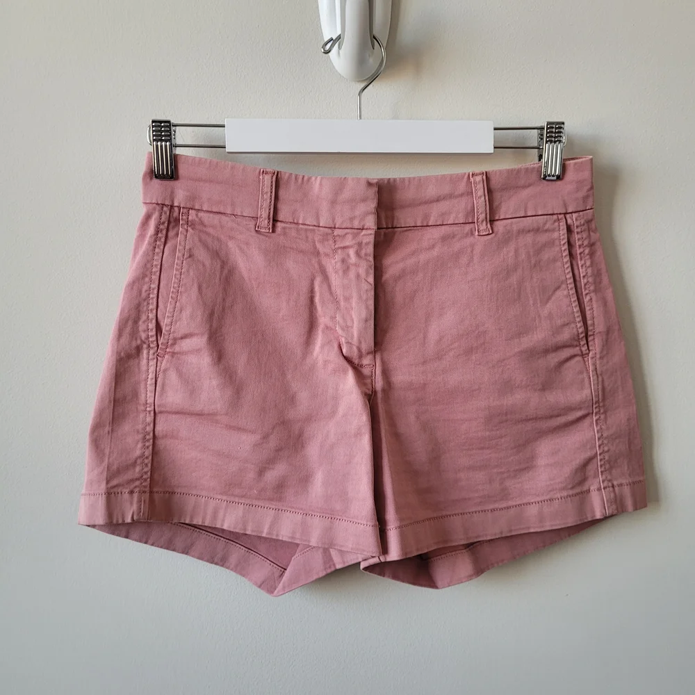 J. Crew Women's Shorts Collection of 4 - Light Pink, Blue, Gray, Pink Size 4
